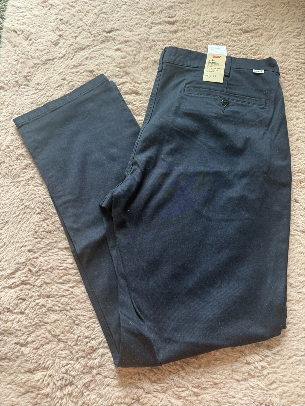 Levi's Men's Black Chinos - Classic Straight Fit